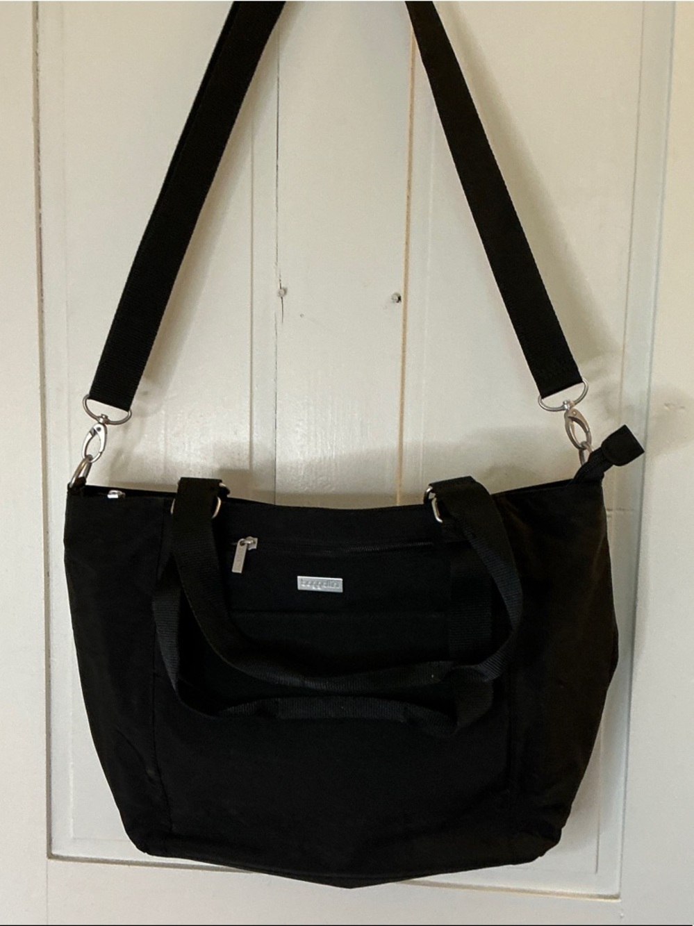 Baggallini Black Laptop Tote Bag